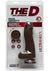 The D Master D Ultraskyn Dildo with Balls - Black/Chocolate - 7.5in