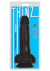 Thinz Slim Dong with Balls - Black - 7in