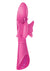 Touch Butterfly Silicone Rechargeable Rabbit Vibrator - Pink