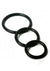 Trinity Men Silicone Cock Rings - Black - 3 Pack