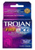 Trojan Condom Pleasures Fire and Ice Dual Action Lubricant - 3 Pack