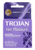Trojan Her Pleasure Sensations Condom Lubricated - 3 Pack