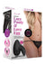 Vibrating Open Back Recharge Panty - Black - One Size/Queen