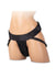 WhipSmart Double Penetration Jock Strap Harness - Black - One Size