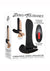 Zero Tolerance Vibrating Girth Enhancer Silicone Rechargeable Sleeve with Remote Control - Black/Red
